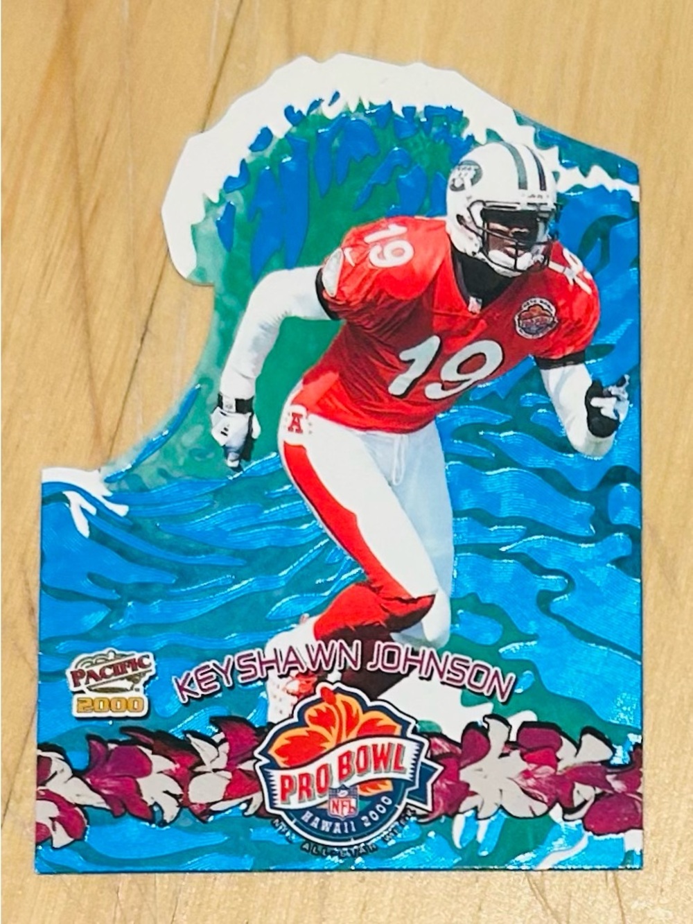 Keyshawn Johnson 2000 Pacific Pro Bowl Die Cuts #13 New York Jets Collector’s